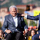 Lee Corso and Kirk Herbstreit on the set of ESPN College GameDay prior to the game between the Colorado Buffaloes and the Colorado State Rams at Folsom Field